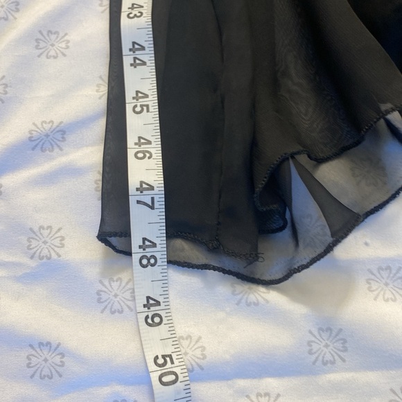 Vintage Old Hollywood Glamour Style Black Chiffon w/ Sequins Strapless gown - Picture 11 of 13